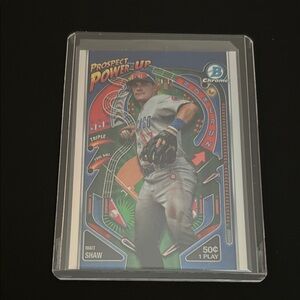 2024 Topps #PP-16 Matt Shaw Prospect power up Chicago Cubs